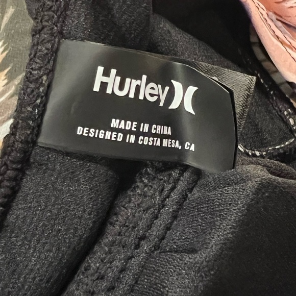 Hurley | One Piece Palm Tree Print Cross Back Swimsuit Sz XS - Picture 9 of 10